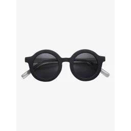 Lunettes De Soleil Rondes Signature Noir