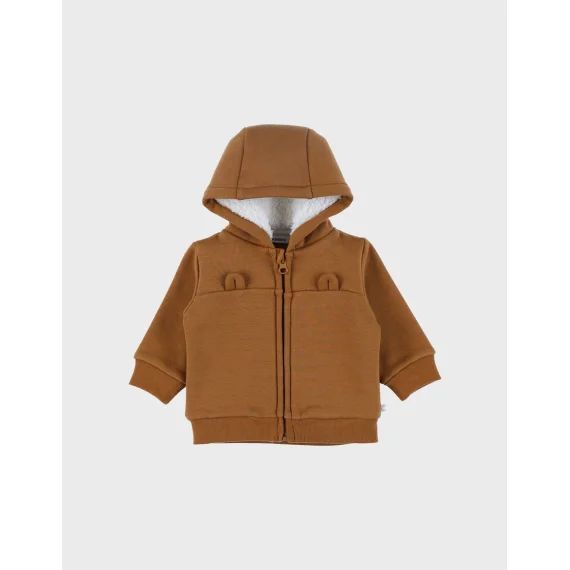 Veste Sweat À Capuche En Sweatoloudoux® Marron