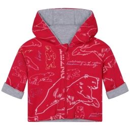 Sweat-shirt réversible zippé Fille Rose