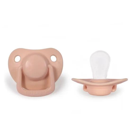 Lot De 2 Sucettes Anatomique En Silicone Pêche