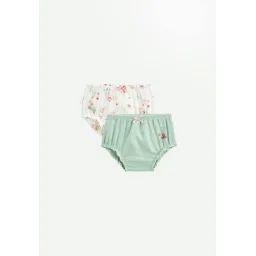 Lot De 2 Bloomers Bébé En Gaze De Coton Arya Vert