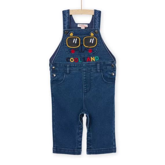 Salopette En Denim Bleue