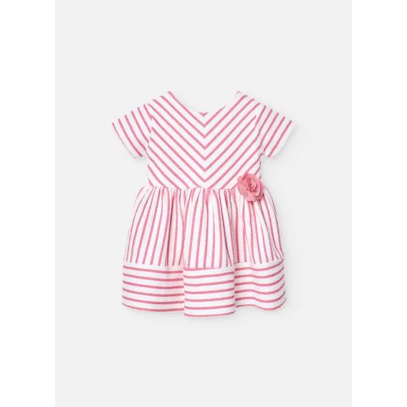 Robe À Rayures Rose