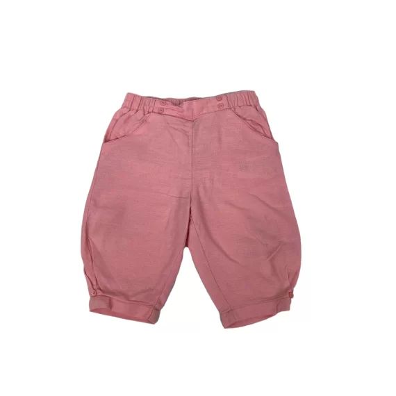Pantalon en lin fille 12 mois