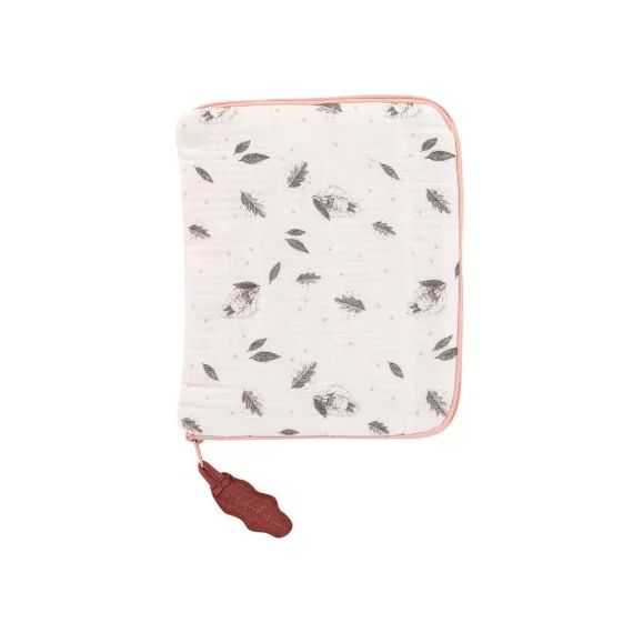 Protège carnet de santé crème Après la pluie (personnalisable)