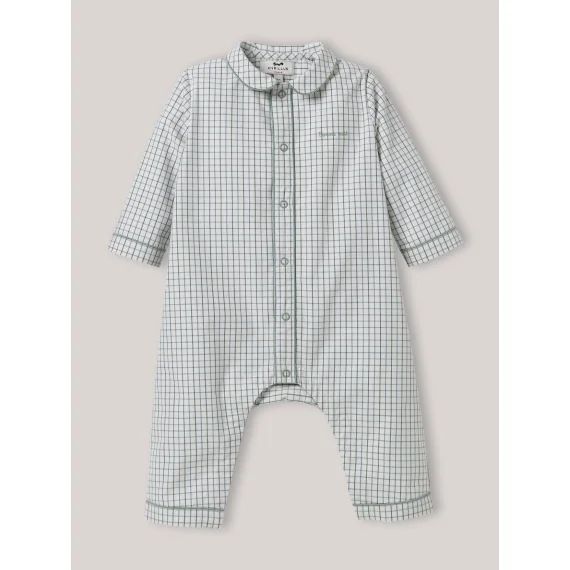 Dors-bien Brodé Bébé Tattersall Céladon
