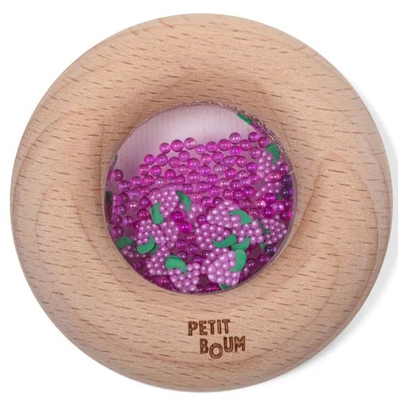 Hochet Sensoriel Donut Fruits Violet