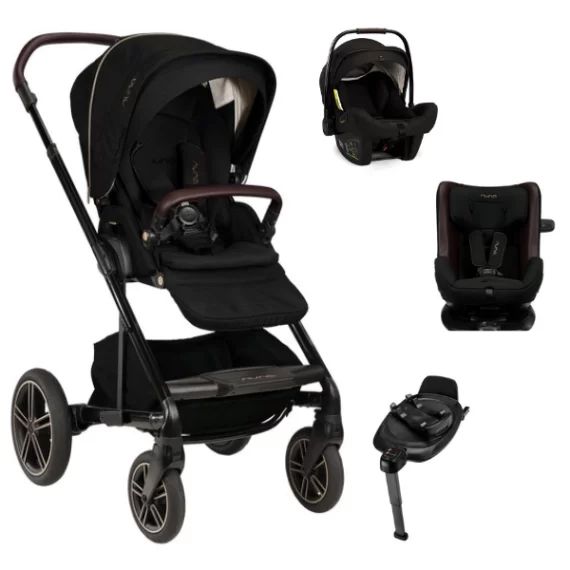 Poussette Nuna Mixx Next + Coque Pipa Next + Siège Todl Next + Base Next – Riveted