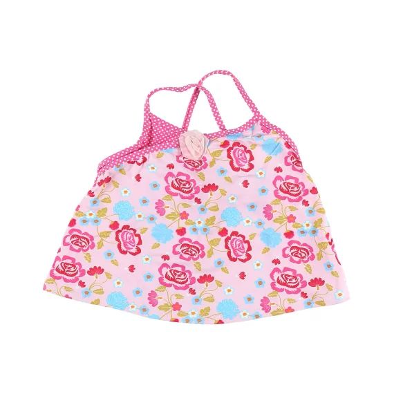 Pom-pom Pink Top Bébé Rose