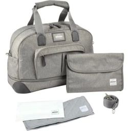 Sac voyage Amsterdam II gris chiné