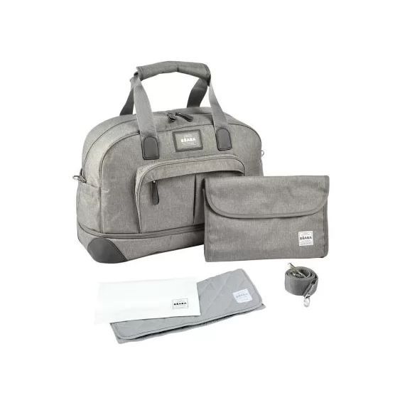Sac voyage Amsterdam II gris chiné