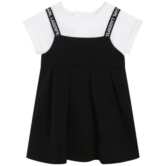 Ensemble T-shirt et robe Fille Noir