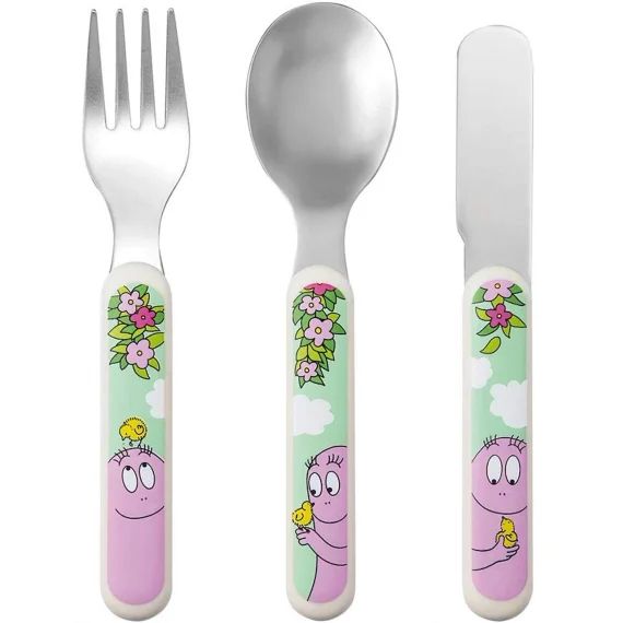 Couverts D&rsquo;apprentissage Barbapapa Rose