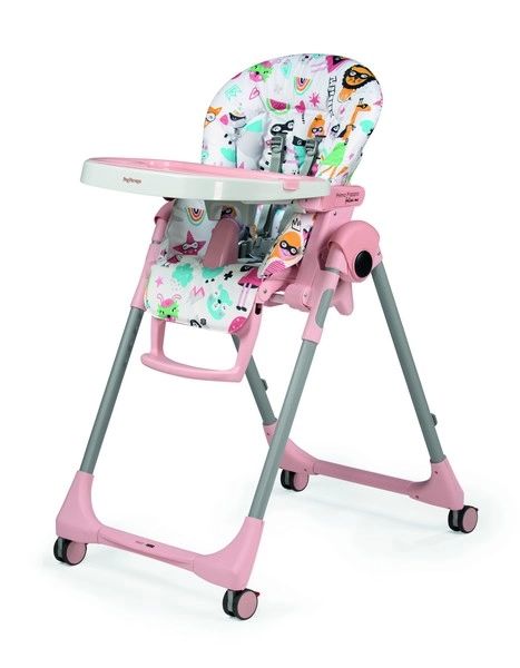 Chaise-Haute Peg Perego Prima Pappa Follow Me – Super Girl