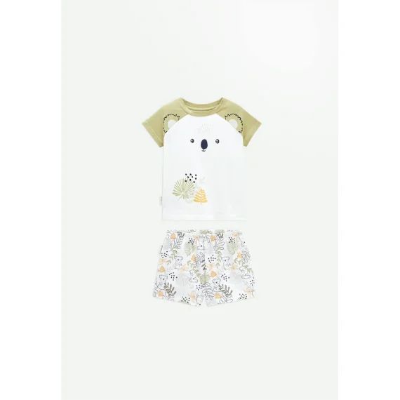 Pyjama Bébé Manches Courtes Brisbane Vert