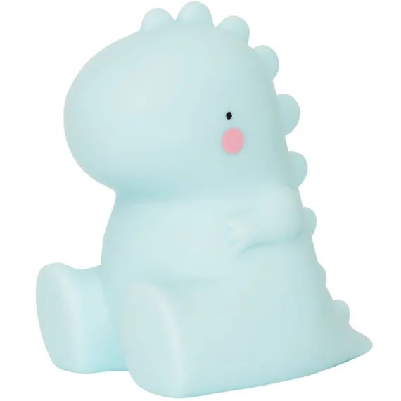 Petite veilleuse dinosaure bleu (12 cm)