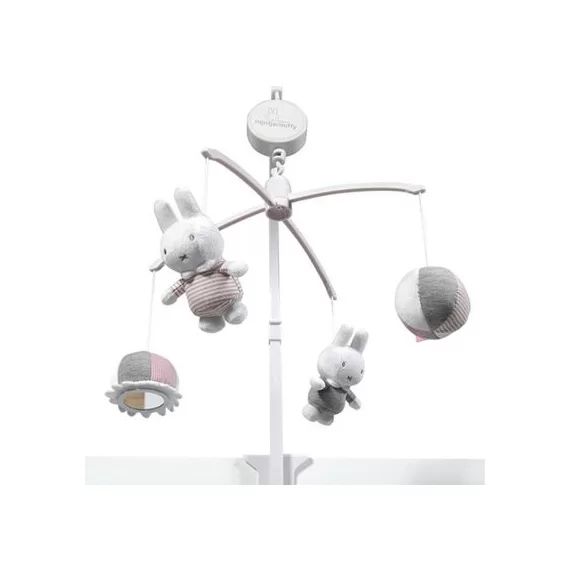 Mobile musical Miffy Rose Velours