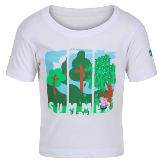 T-shirt Coton Bio Peppa Pig Blanc