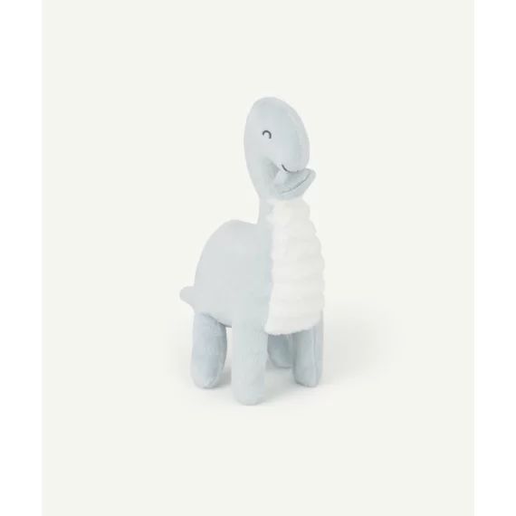 Doudou dinosaure bleu bébé en rembourrage recyclé –  – Soldes