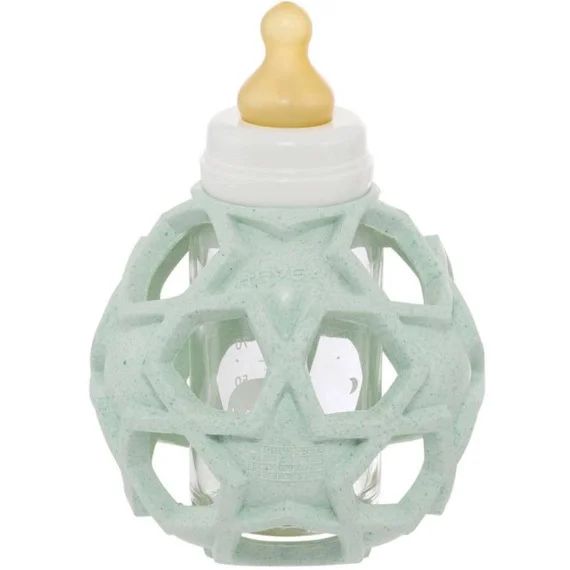 Biberon En Verre 2 En 1 Star Ball 120ml Mint – Hevea Vert