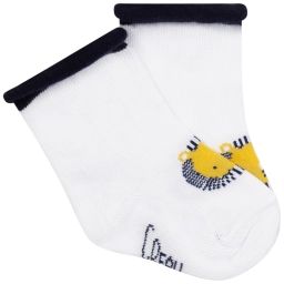 Chaussettes fantaisie Garçon Blanc