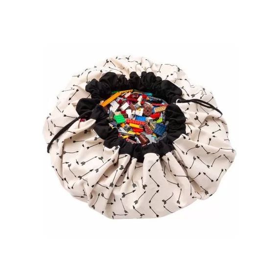 Sac à jouets 2 en 1 Printed Colors Flèche