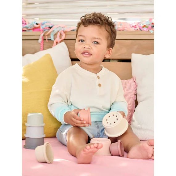 Sweat tie and dye bébé bleu ciel