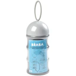 Boîte doseuse de lait empilable grise