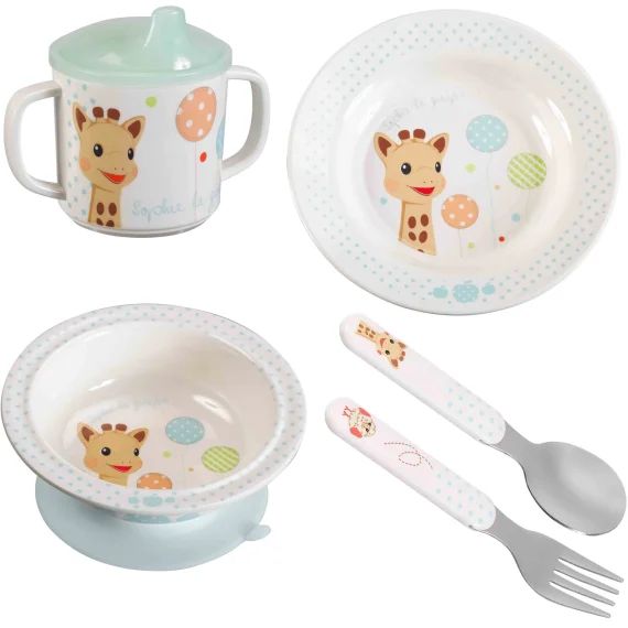 Coffret repas version ballons (5 pièces)