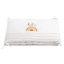 Tour De Lit Bébé En Coton Blanc
