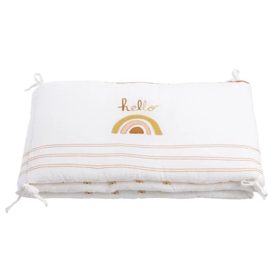 Tour De Lit Bébé En Coton Blanc