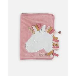 Protège carnet de santé Veloudoux® Lina&Joy rose