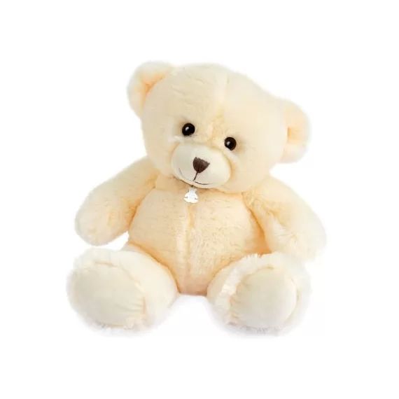 Peluche ours Bellydou écru (40 cm)