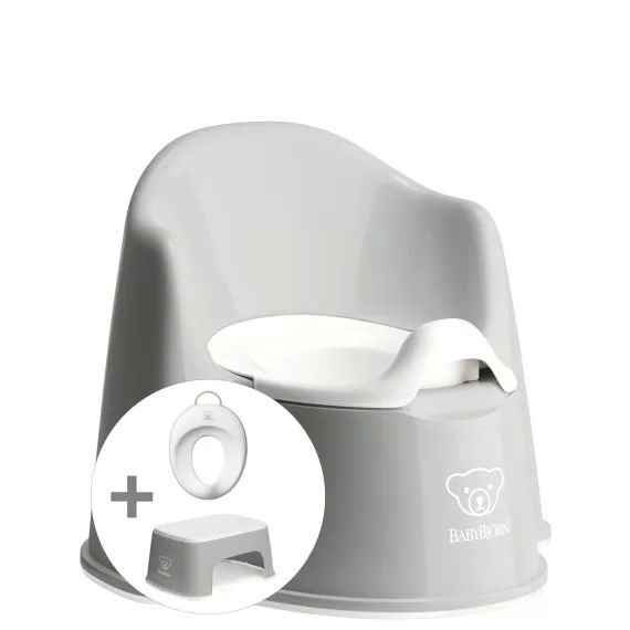 Kit Apprentissage de la propreté – Gris/Blanc