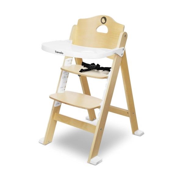 Chaise Haute Lionelo Floris – White Natural