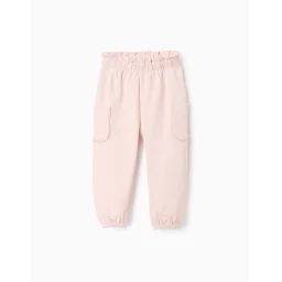 Jogpant Avec Broderies Aux Poches Rose Clair