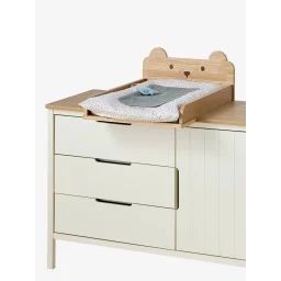 Plan à langer 52 cm Ourson bois