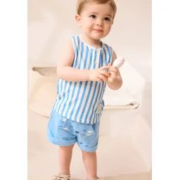 Débardeur Bébé Biscarosse Bleu