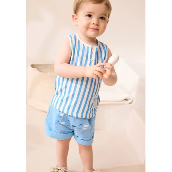Débardeur Bébé Biscarosse Bleu