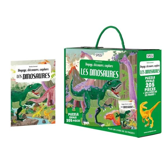Voyage, Découvre, Explore – Les Dinosaures Vert