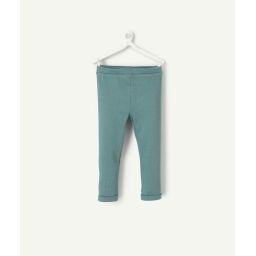 Legging bébé fille en coton biologique vert