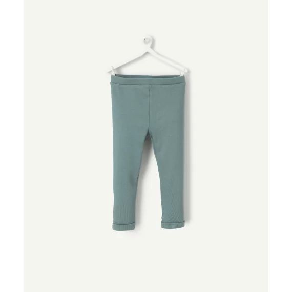 Legging bébé fille en coton biologique vert