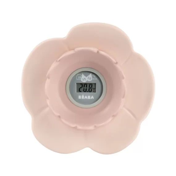 Thermomètre Bain Béaba Lotus – Old Pink