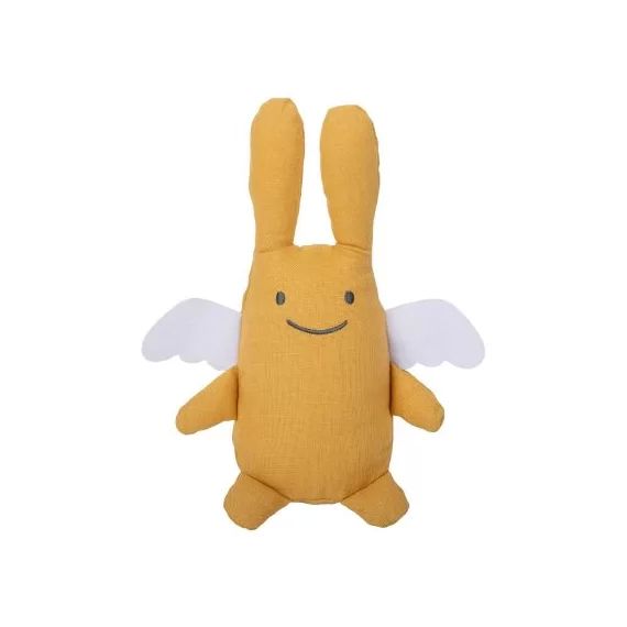 Peluche musicale ange lapin curry (24 cm)