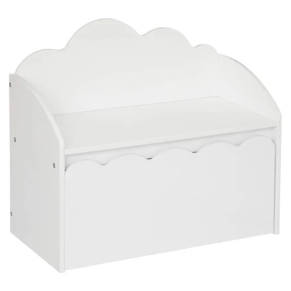 Banc Coffre Enfant – Nuage Blanc