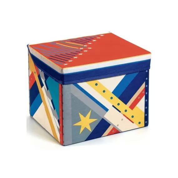 Coffre à jouets siège Fusée