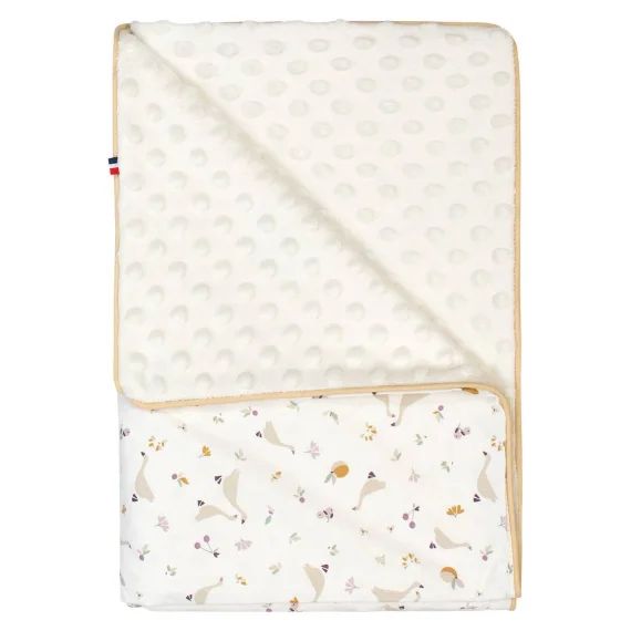 Couverture Légère En Minky Sidonia Sidonia, Beige, Écru, Blanc