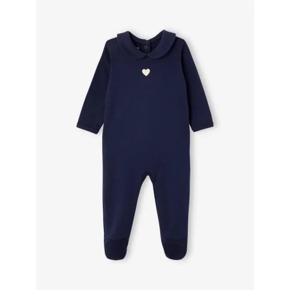 Lot de 2 dors-bien coeurs bébé naissance lot marine