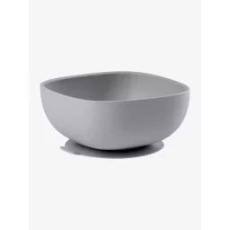 Bol en silicone avec ventouse BEABA gris