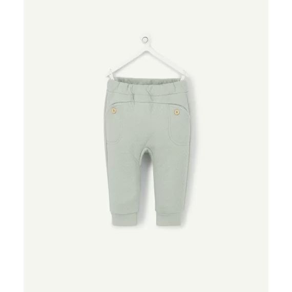 Pantalon de jogging bébé vert en fibres recyclées –  – Soldes